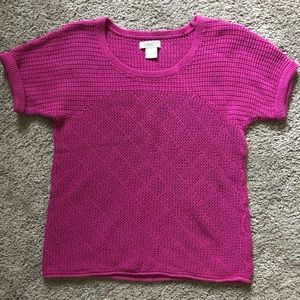 Lucky Brand Pink short sleeve Sweater